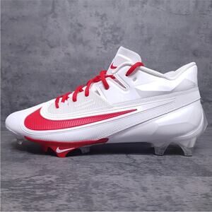 NIKE Vapor Edge Elite 360 2 TB Football Cleats Mens 14 White Red FD5713-106